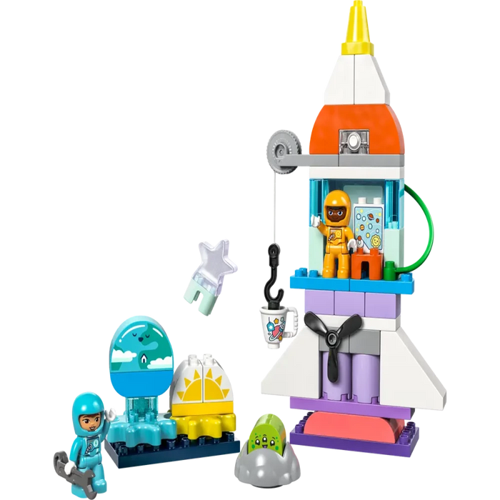 Lego 10422 Duplo 3In1 Space Shuttle Adventure (58 Pieces)-Construction-LEGO-Toycra