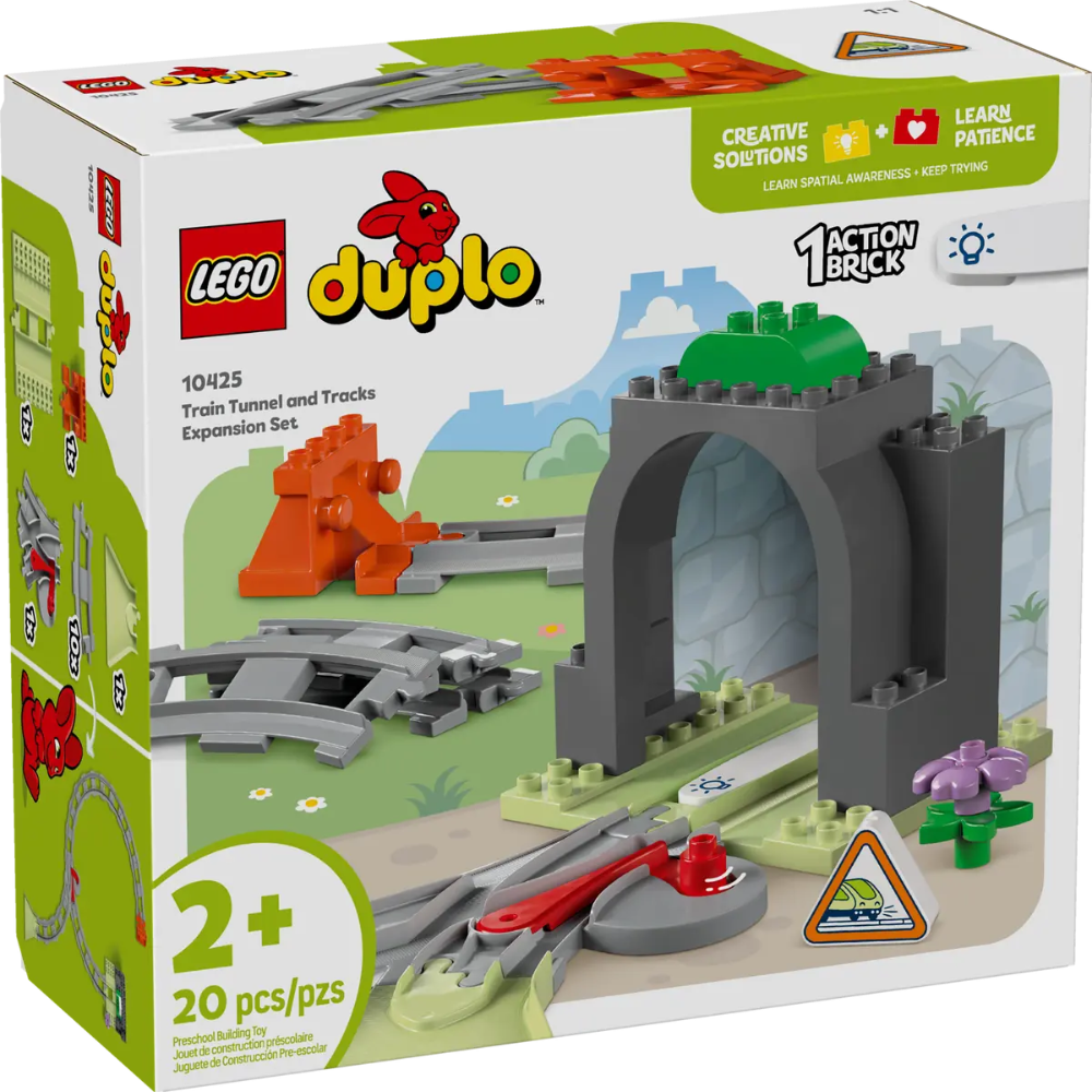 Lego 10425 Duplo Train Tunnel And Tracks Expansion Set (20 Pieces)