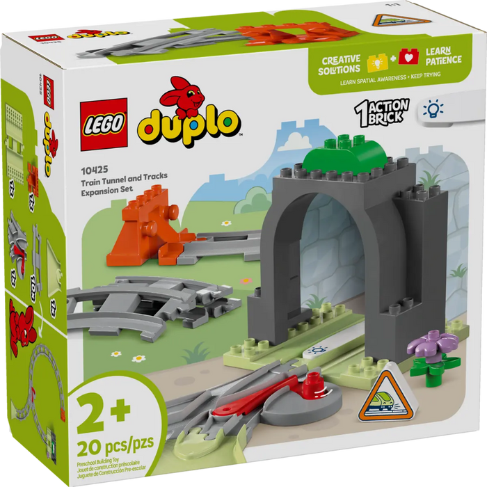 Lego 10425 Duplo Train Tunnel And Tracks Expansion Set (20 Pieces)