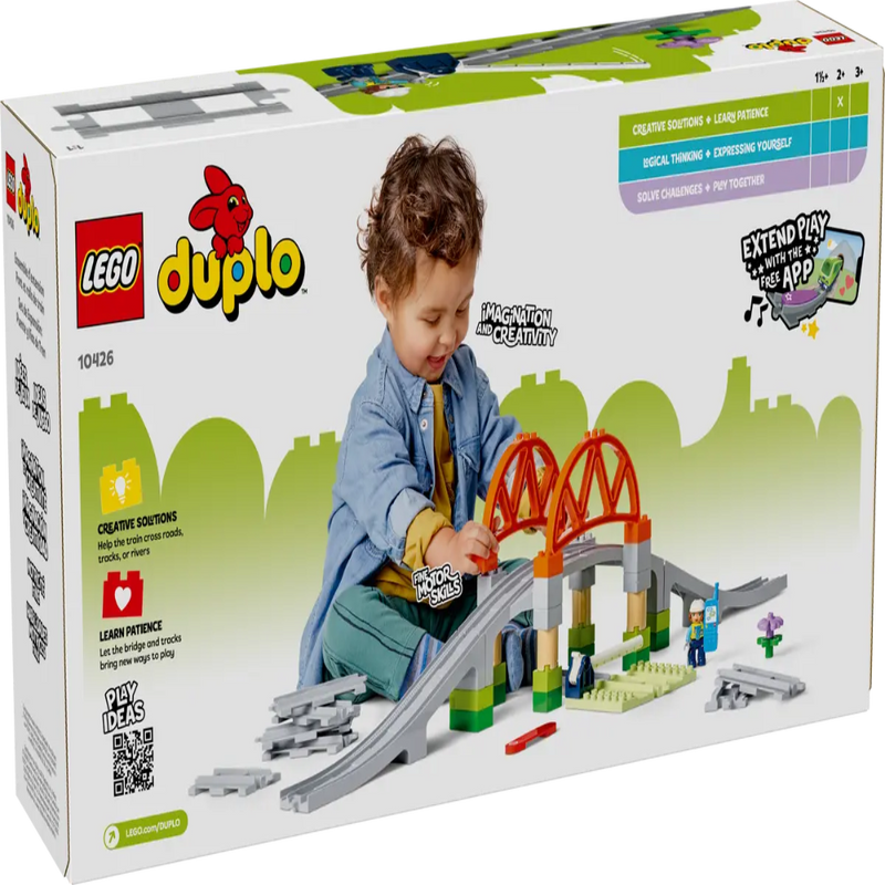 Lego 10426 Duplo Train Bridge and Tracks Expansion Set (42 Pieces)
