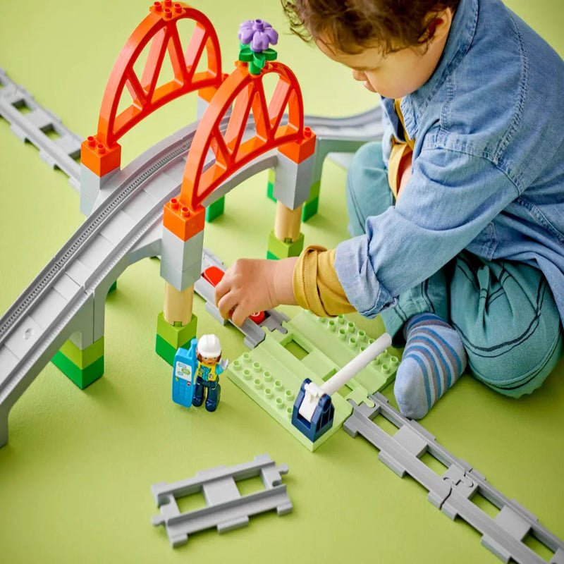 Lego 10426 Duplo Train Bridge and Tracks Expansion Set (42 Pieces)