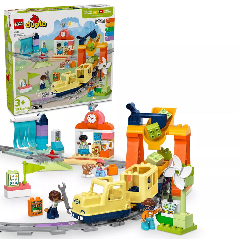Lego 10428 Duplo Big Interactive Community Train (103 Pieces)