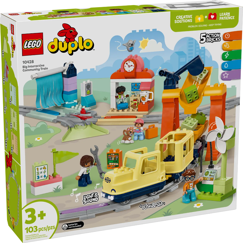 Lego 10428 Duplo Big Interactive Community Train (103 Pieces)