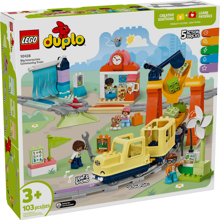 Lego 10428 Duplo Big Interactive Community Train (103 Pieces)
