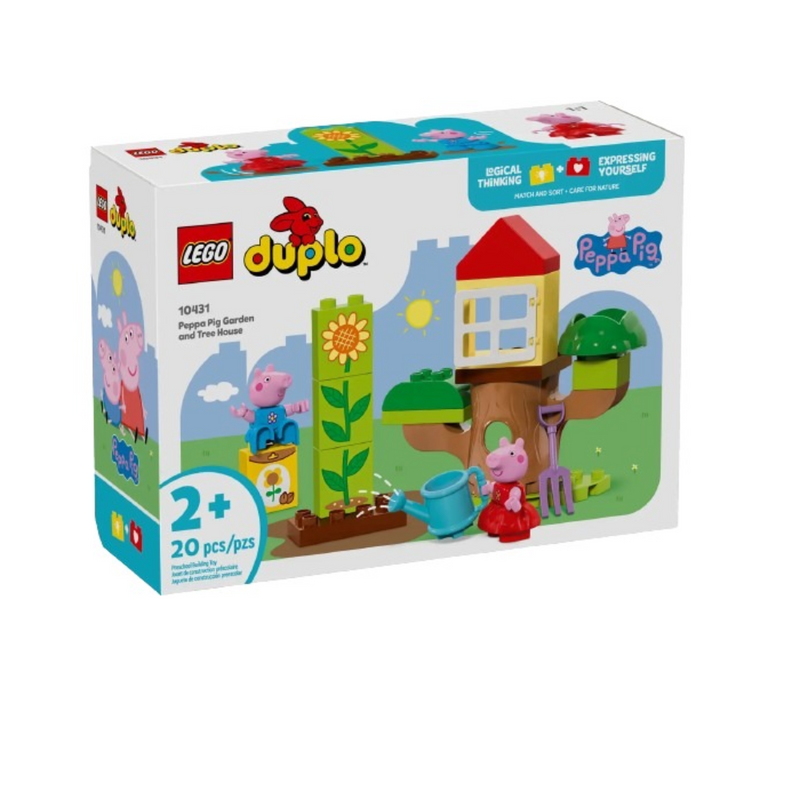 Lego 10431 Duplo Peppa Pig Garden And Tree House (20 Pieces)-Construction-LEGO-Toycra