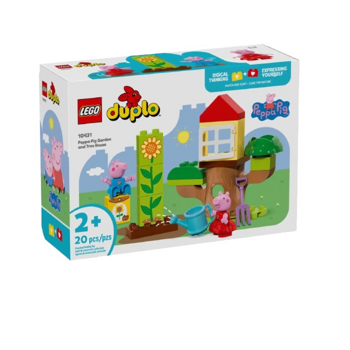 Lego 10431 Duplo Peppa Pig Garden And Tree House (20 Pieces)-Construction-LEGO-Toycra