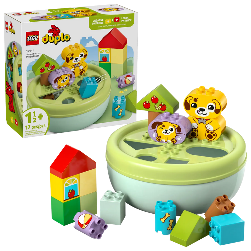 Lego 10441 Duplo Shape Sorter: Puppy House (17 Pieces)