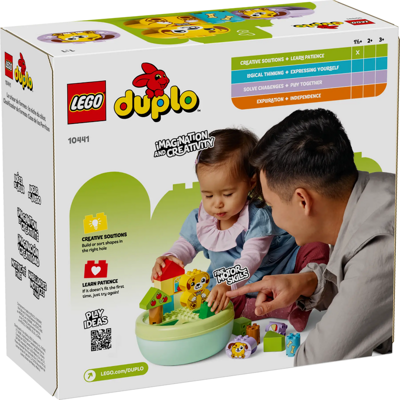 Lego 10441 Duplo Shape Sorter: Puppy House (17 Pieces)