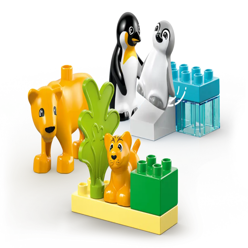 Lego 10442 Duplo Wild Animal Families Penguins & Lions (10 Pieces)
