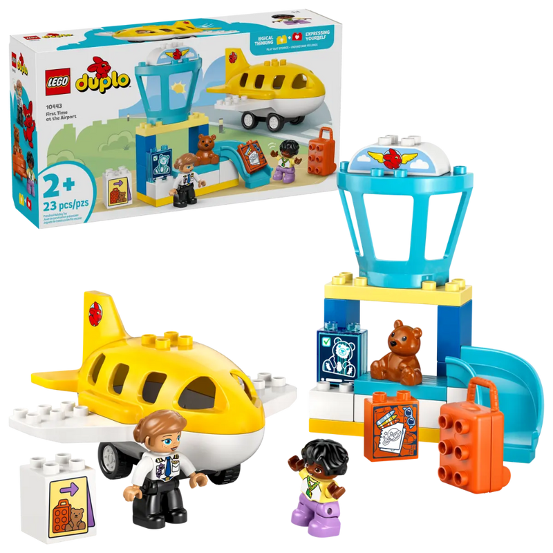 Lego 10443 Duplo First Time at the Airport ( 23 Pieces )