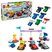 Lego 10445 Duplo F1 Team Race Cars & Drivers ( 70 Pieces )