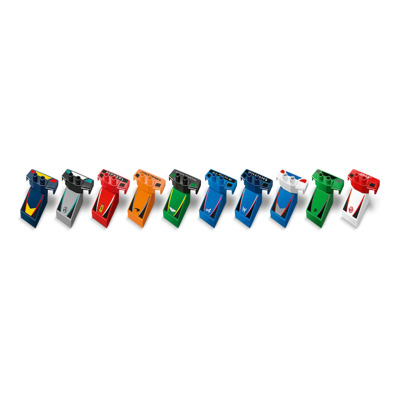 Lego 10445 Duplo F1 Team Race Cars & Drivers ( 70 Pieces )