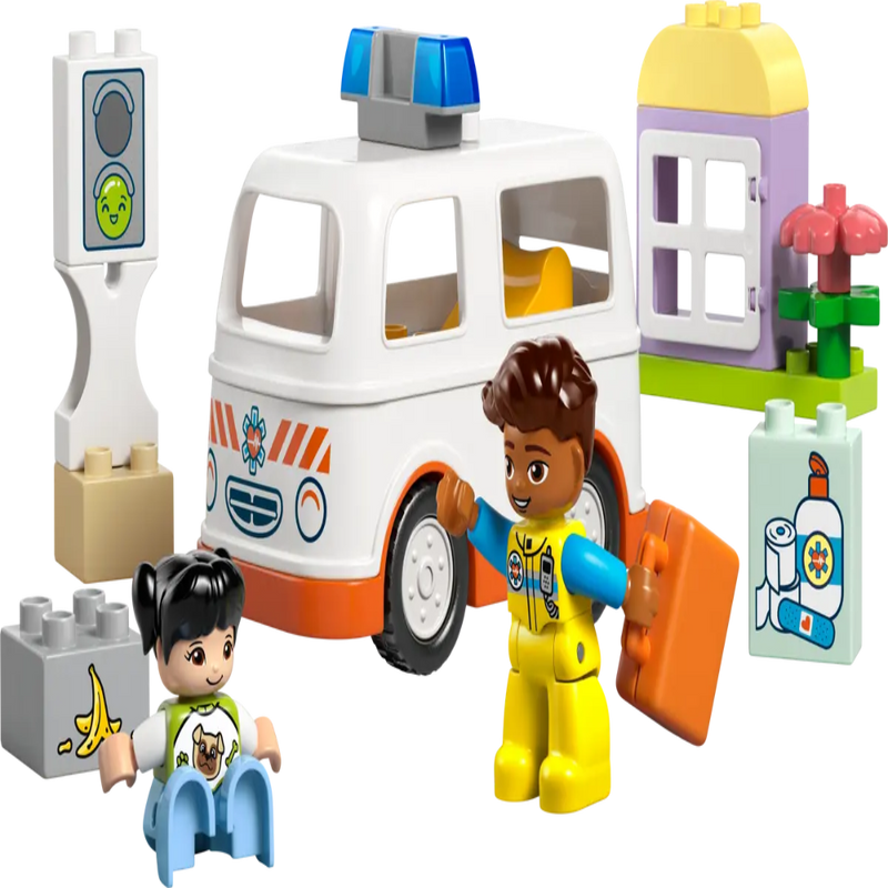Lego 10447 Duplo Ambulance & Driver (19 Pieces)