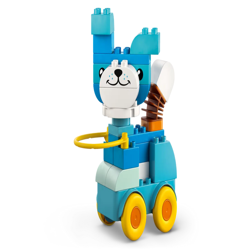 Lego 10448 Duplo 3in1 Animals On Wheels (58 Pieces)
