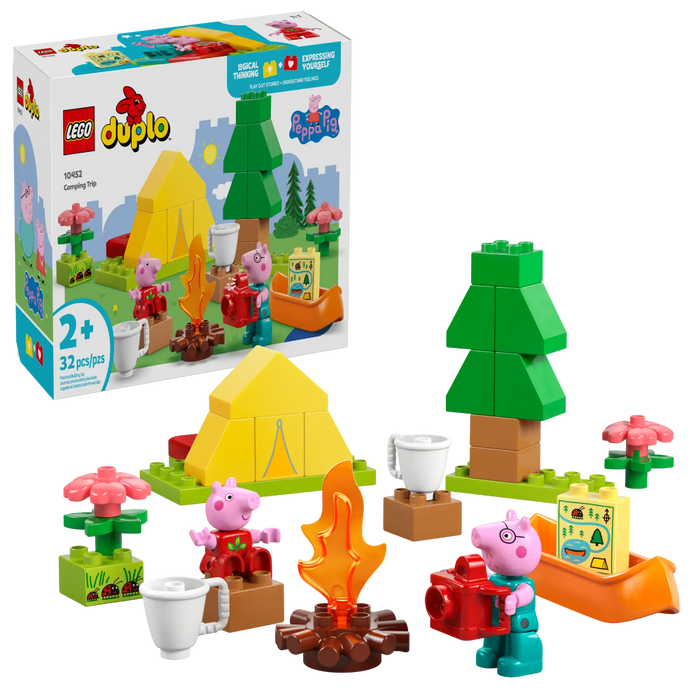 Lego 10452 Duplo Peppa Pig Camping Trip (32 Pieces)-Construction-LEGO-Toycra