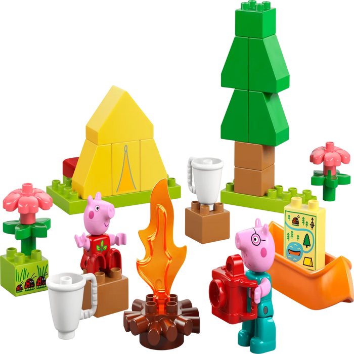 Lego 10452 Duplo Peppa Pig Camping Trip (32 Pieces)-Construction-LEGO-Toycra