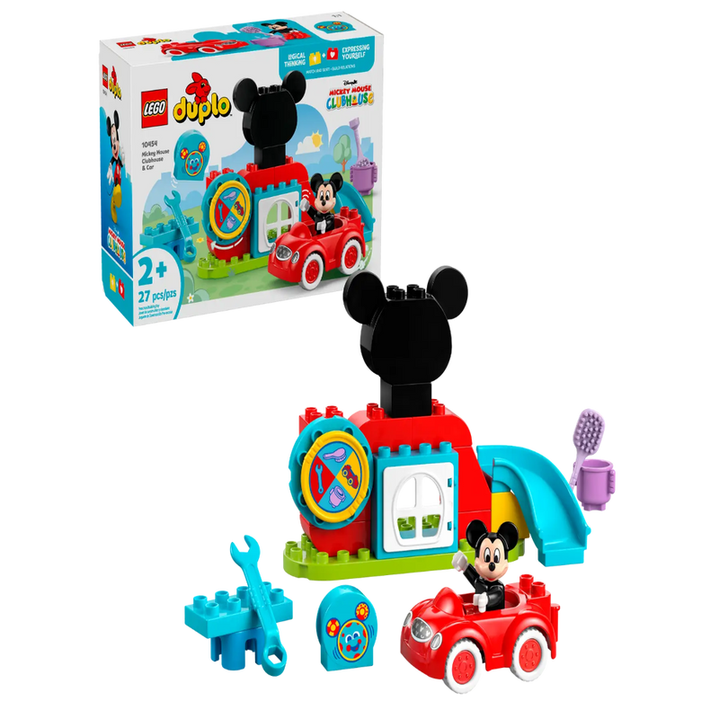 Lego 10454 Duplo Mickey Mouse Clubhouse & Car (27 Pieces)