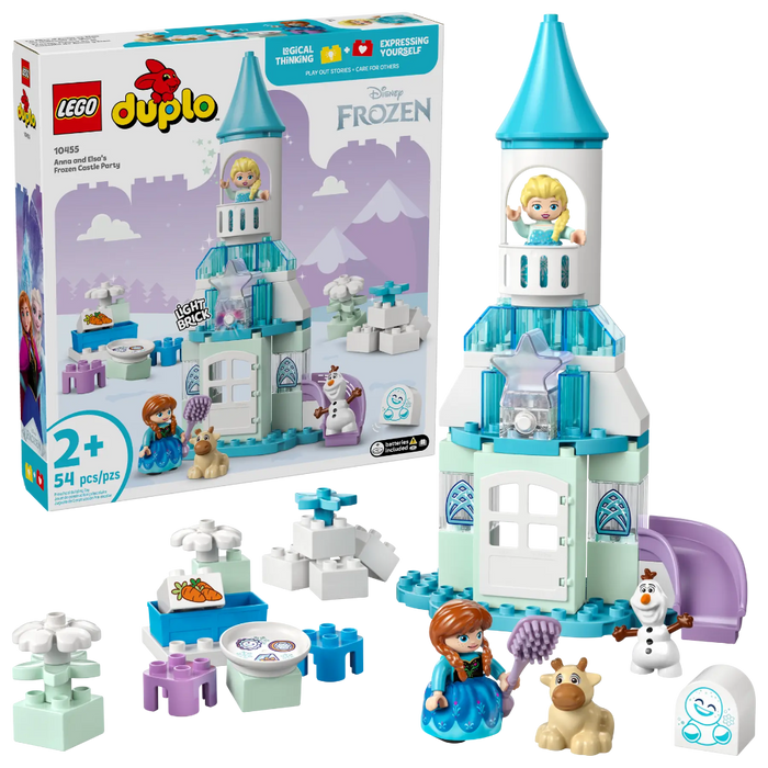 Lego 10455 Duplo Anna And Elsa's Frozen Castle Party (54 Pieces)-Construction-LEGO-Toycra