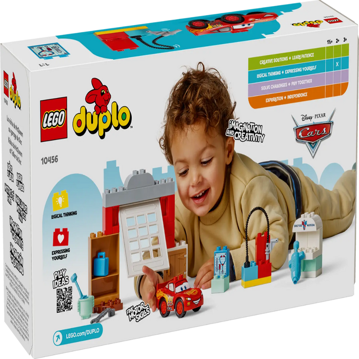 Lego 10456 Duplo McQueen's Visit to Doc's Garage (35 Pieces)-Construction-LEGO-Toycra