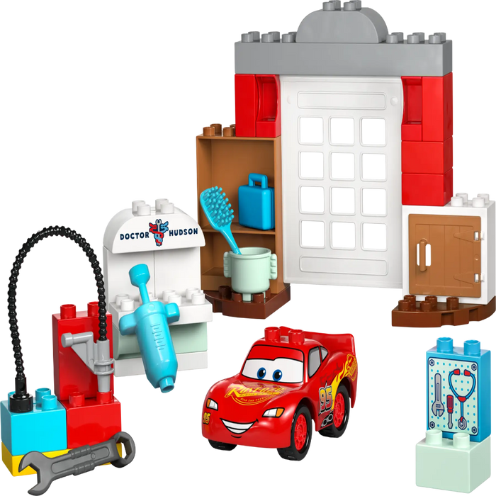 Lego 10456 Duplo McQueen's Visit to Doc's Garage (35 Pieces)-Construction-LEGO-Toycra