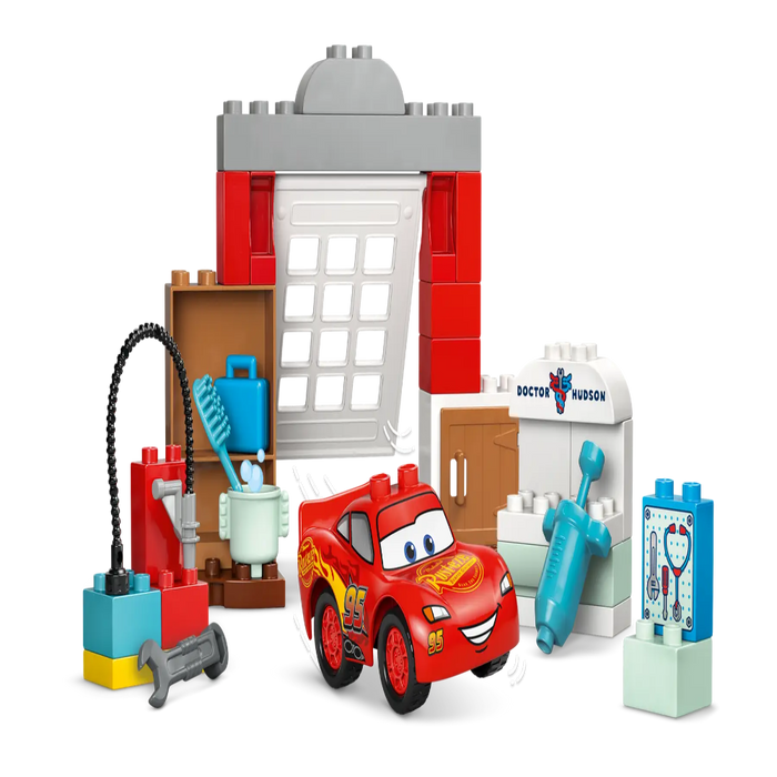 Lego 10456 Duplo McQueen's Visit to Doc's Garage (35 Pieces)-Construction-LEGO-Toycra