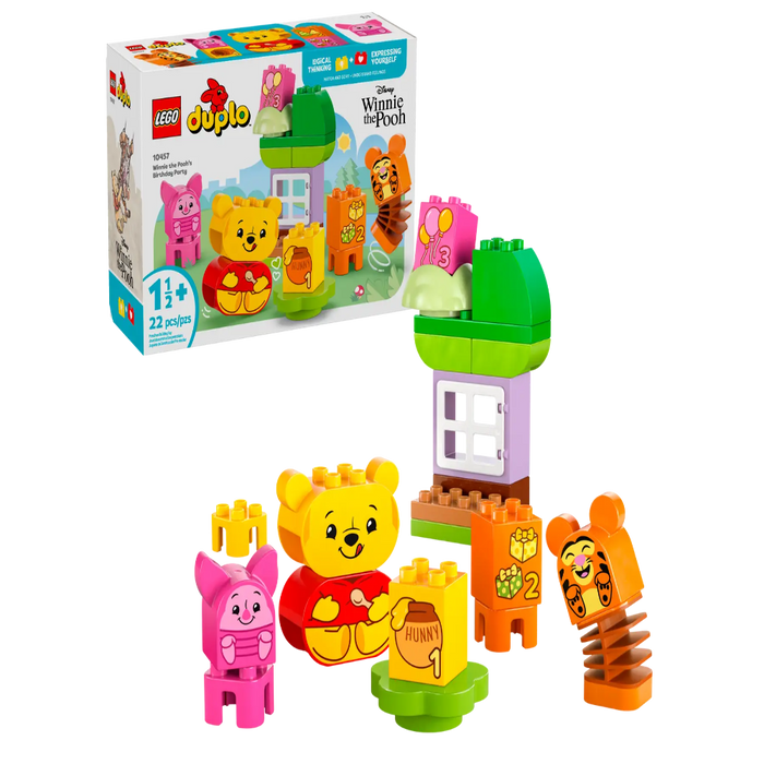 Lego 10457 Duplo Winnie The Pooh's Birthday Party (22 Pieces)-Construction-LEGO-Toycra