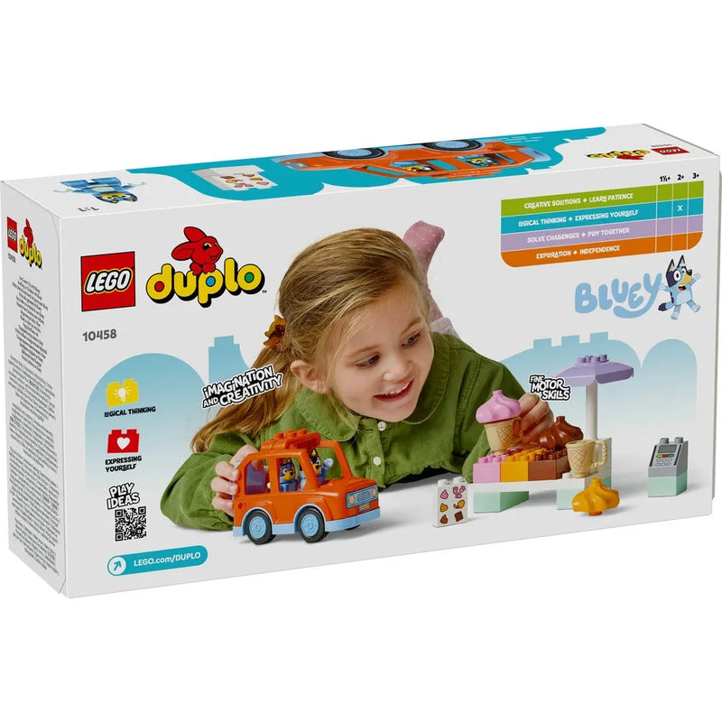 Lego 10458 Duplo Ice Cream Trip With Bluey (22 Pieces)