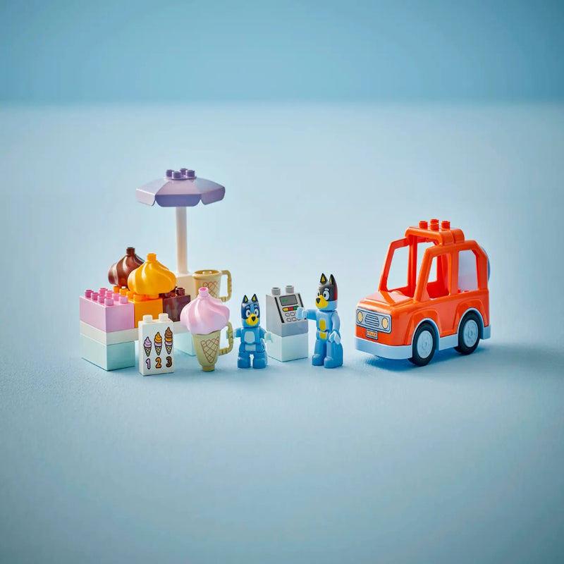 Lego 10458 Duplo Ice Cream Trip With Bluey (22 Pieces)