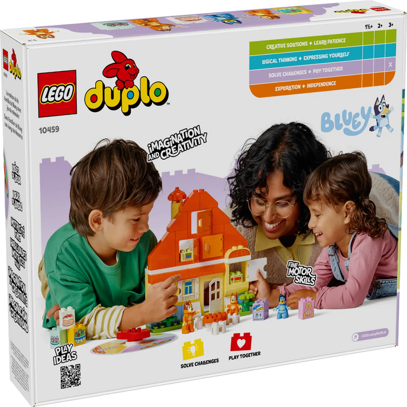 Lego 10459 Duplo Bluey's Family House With Memory Game (83 Pieces)