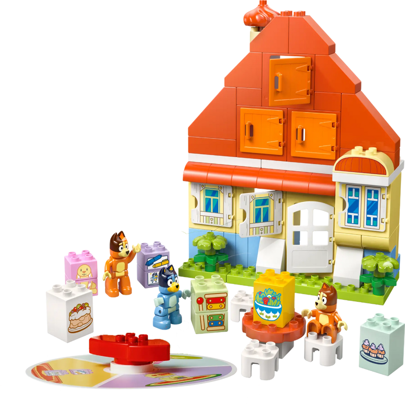 Lego 10459 Duplo Bluey's Family House With Memory Game (83 Pieces)