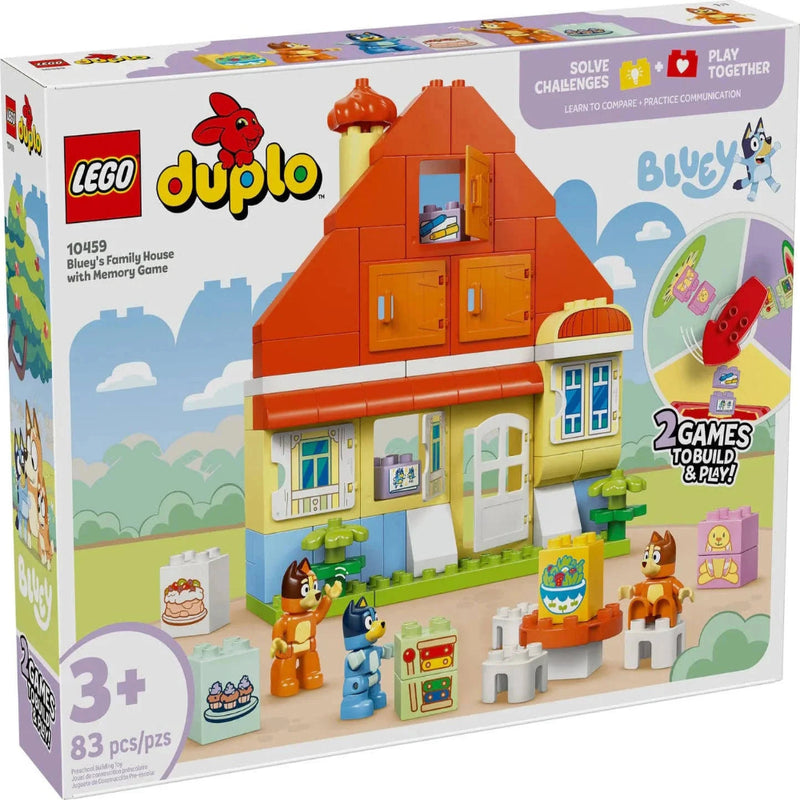 Lego 10459 Duplo Bluey's Family House With Memory Game (83 Pieces)