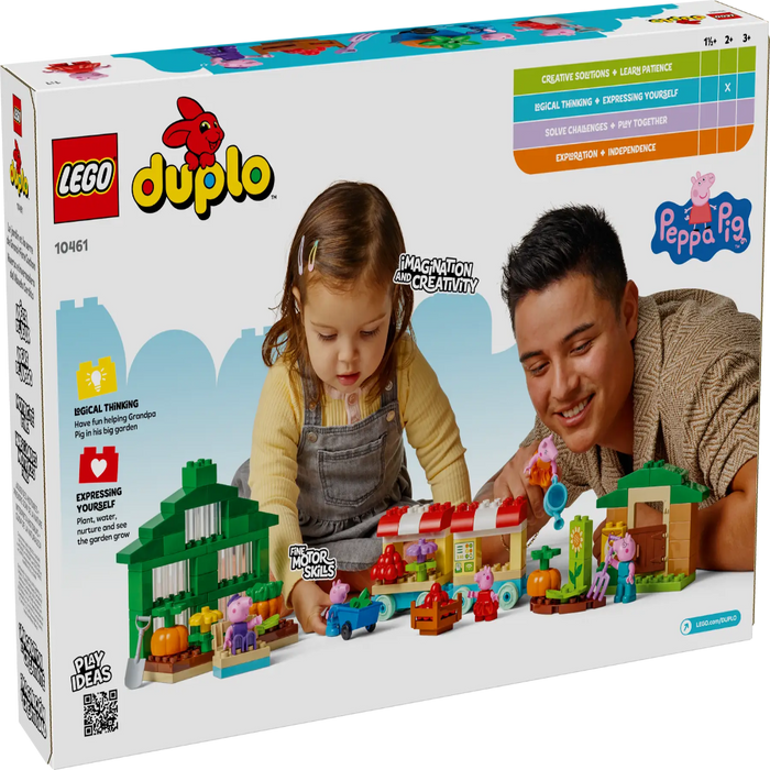 Lego 10461 Duplo Grandpa Pig's Garden And Greenhouse (102 Pieces)-Construction-LEGO-Toycra