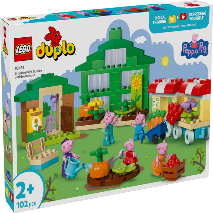 Lego 10461 Duplo Grandpa Pig's Garden And Greenhouse (102 Pieces)-Construction-LEGO-Toycra