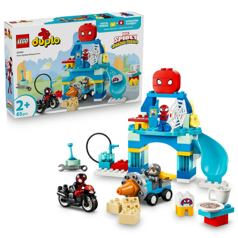 Lego 10464 Duplo Team Spidey Webquarters (65 Pieces)