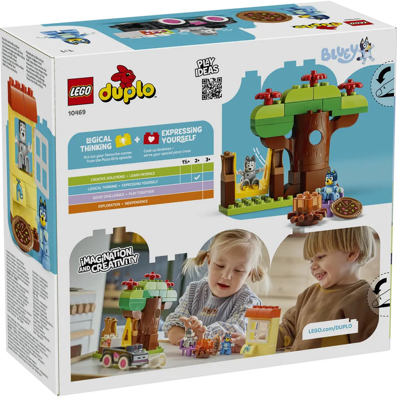 Lego 10469 Duplo Pizza Girls With Muffin And Bluey (44 Pieces)