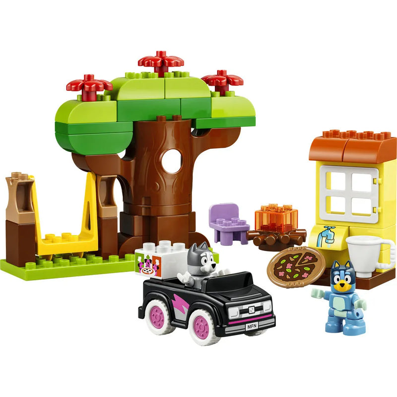 Lego 10469 Duplo Pizza Girls With Muffin And Bluey (44 Pieces)