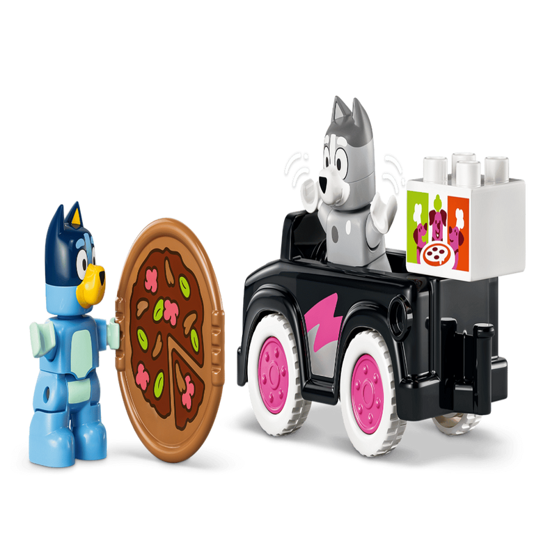 Lego 10469 Duplo Pizza Girls With Muffin And Bluey (44 Pieces)