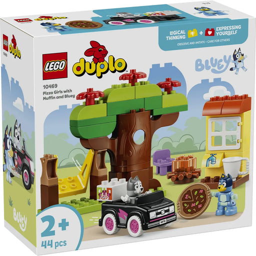 Lego 10469 Duplo Pizza Girls With Muffin And Bluey (44 Pieces)