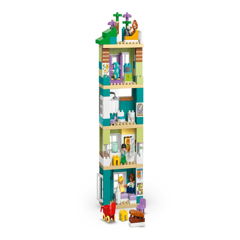 Lego 10470 Duplo 3 In 1 Modern Family House With Figures (166 Pieces)