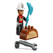 Lego 10473 Duplo Fire Truck With Hose And Firefighter (28 Pieces)