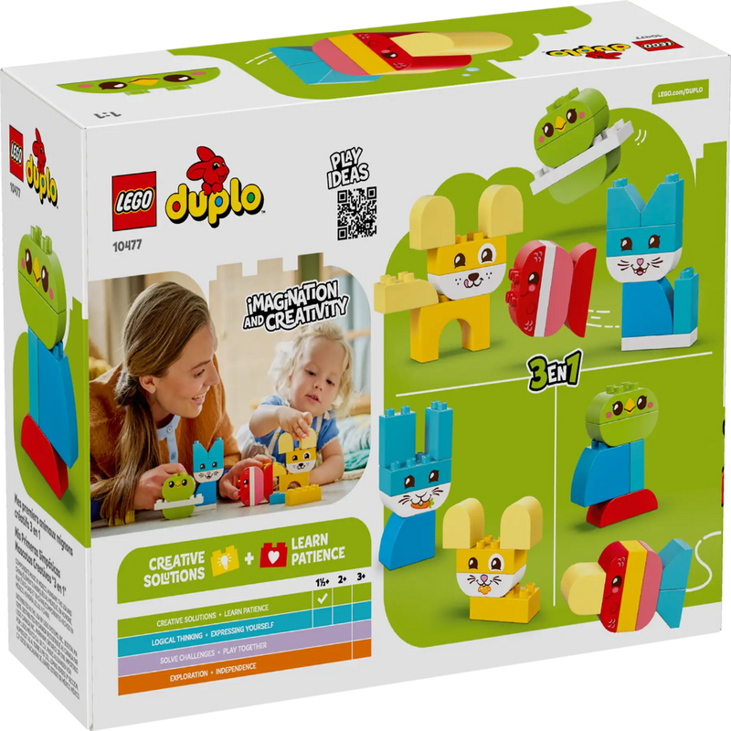 Lego 10477 Duplo 3 in 1 Creative Cute Pets (24 Pieces)