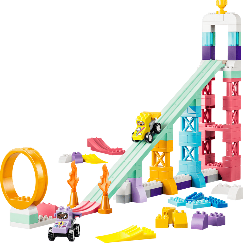 Lego 10478 Duplo 3 in 1 Creative Ramps With Vehicles (111 Pieces)