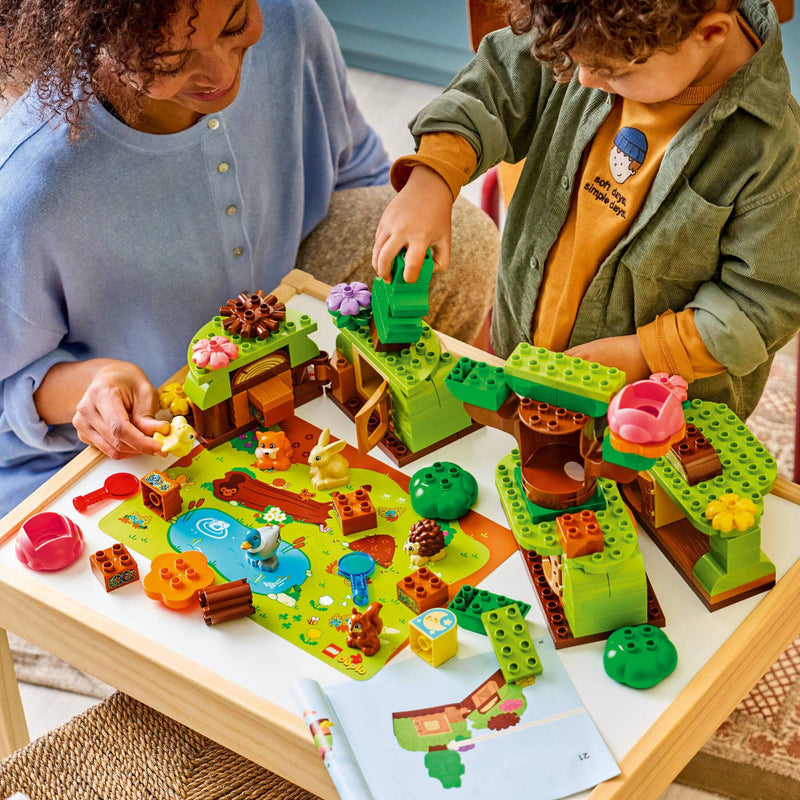 Lego 10480 Duplo Discovery Forest With Wild Animals (131 Pieces)