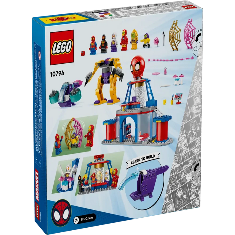 Lego 10794 Spidey Team Spidey Web Spinner Headquarters (193 Pieces)