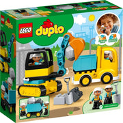 Lego 10931 Duplo Truck & Tracked Excavator (20 Pieces)