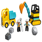 Lego 10931 Duplo Truck & Tracked Excavator (20 Pieces)