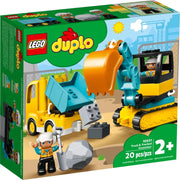 Lego 10931 Duplo Truck & Tracked Excavator (20 Pieces)