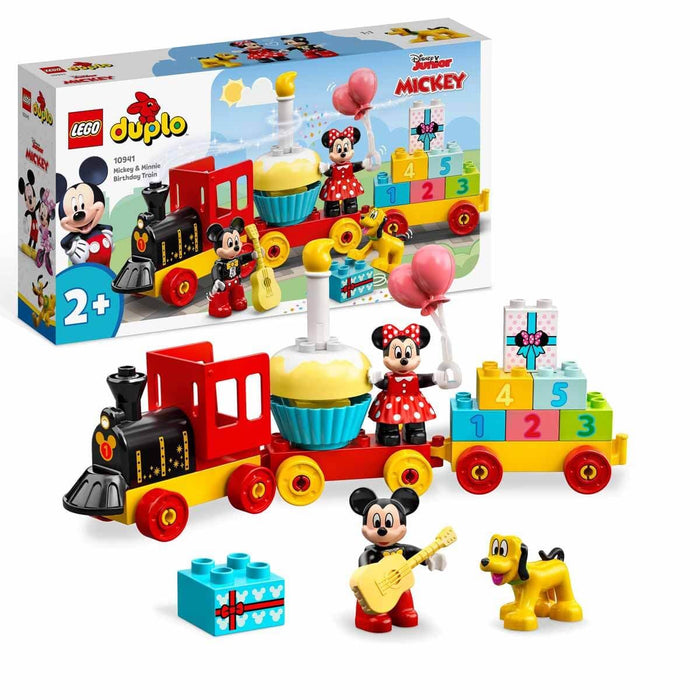 Lego 10941 Duplo Mickey & Minnie Birthday Train (22 Pieces)-Construction-LEGO-Toycra