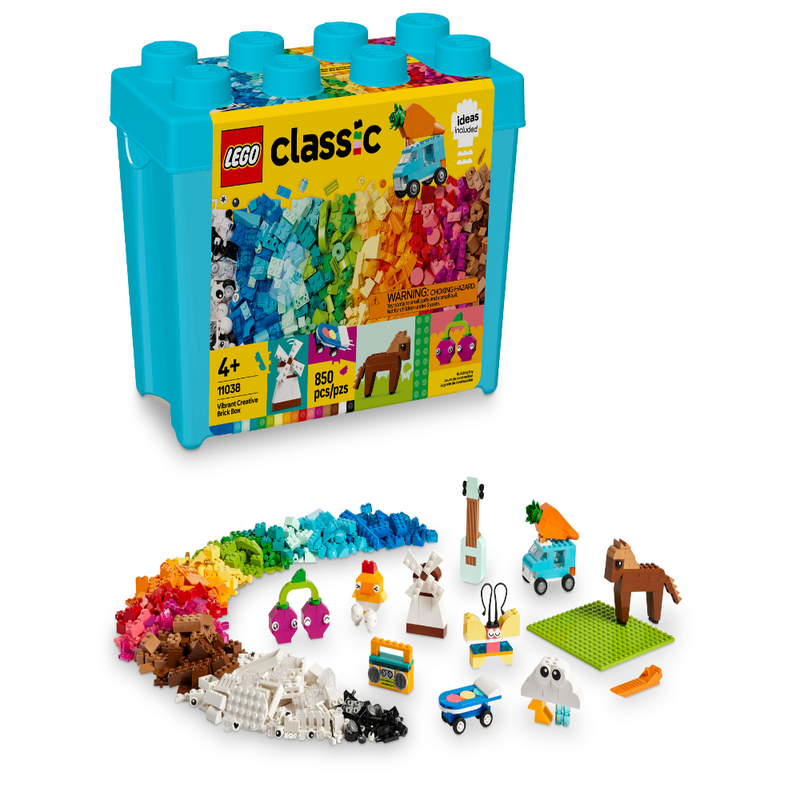 Lego 11038 Classic Vibrant Creative Brick Box (850 Pieces)