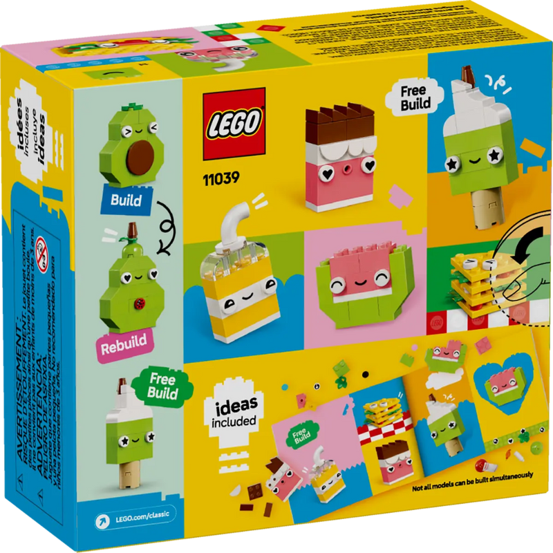 Lego 11039 Classic Creative Food Friends (150 Pieces)